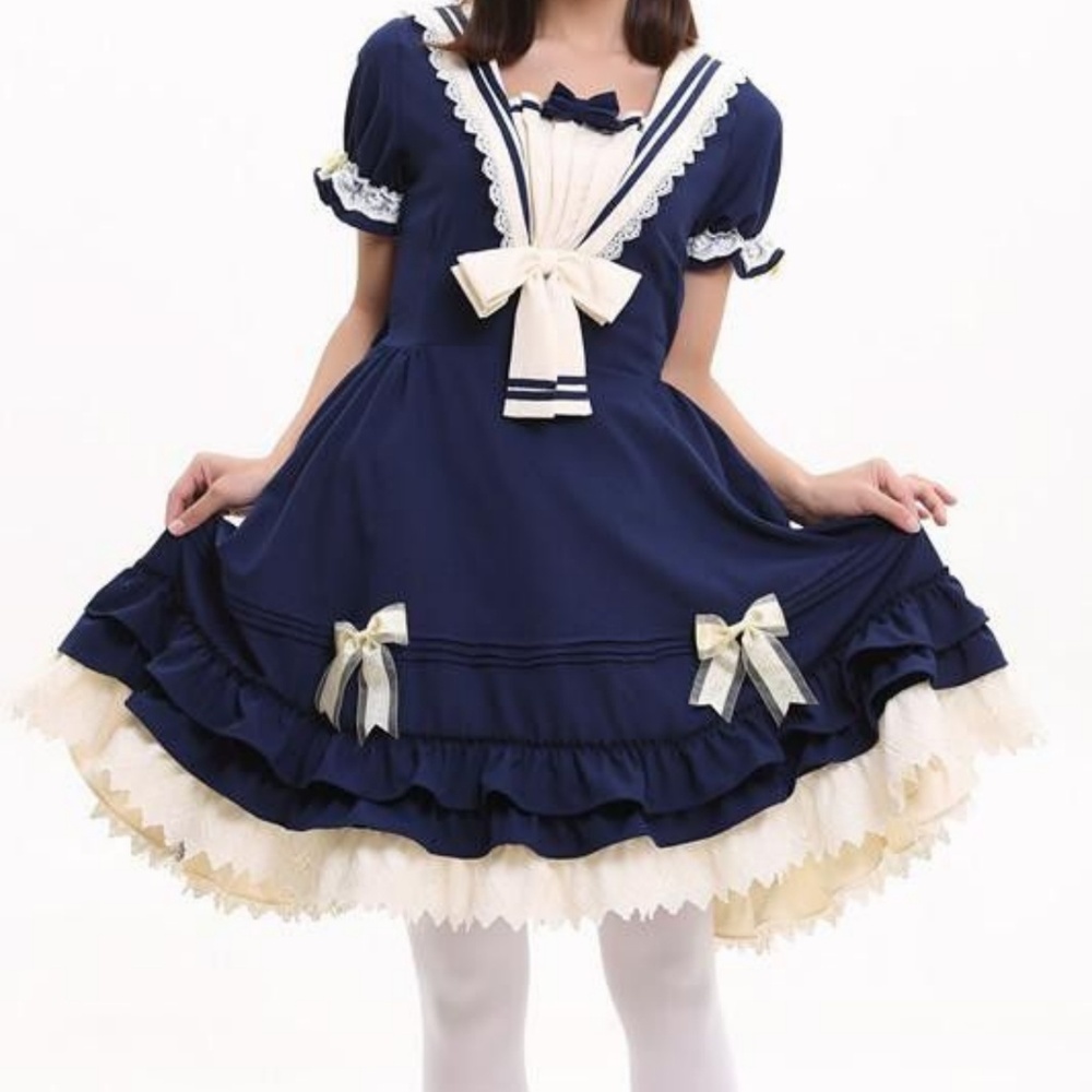 Navy/sailor Lolita dress